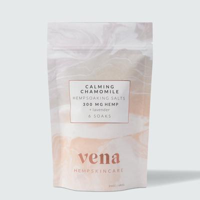 Calming Hemp Soaking Salts, 24oz by Vena