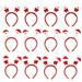 NUOLUX 12Pcs Reindeer Antlers Headband Christmas Party Hairband Christmas Headbands Ornaments for Kids Children