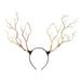 NUOLUX 1Pc Witch Horn Shaped Hair Halloween Headdress Party Hair Decoration