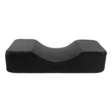 Professional Grafted Eyelash Extension Cushion Pillow Stand Extend Shelf Pad Memory Pillow for or Salon Home Use Tool (Black)