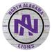 North Alabama Lions 20" Indoor/Outdoor Weathered Circle Sign