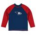 Toddler Vive La Fete Blue/Red Southern Indiana Screaming Eagles Solid Contrast Rash Guard