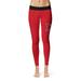 Women's Vive La Fete Red/Black Miami University RedHawks Plus Size Solid Design Yoga Leggings