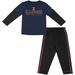 Toddler Colosseum Navy/Black Illinois Fighting Illini Long Sleeve T-Shirt & Pants Set