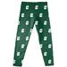 Toddler Girls Vive La Fete Green Charlotte 49ers All Over Print Leggings