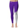 Women's Vive La Fete Purple/Gray Abilene Christian University Wildcats Plus Size Color Block Yoga Leggings