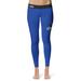 Women's Vive La Fete Blue/Black Cal State San Marcos Cougars Plus Size Solid Design Yoga Leggings