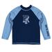 Infant Vive La Fete Navy/Blue Rhode Island Rams Solid Contrast Rash Guard