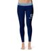 Women's Vive La Fete Navy/Light Blue Citadel Bulldogs Solid Design Yoga Leggings