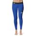 Women's Vive La Fete Blue/Black Cal State San Marcos Cougars Solid Design Yoga Leggings