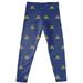 Youth Girls Vive La Fete Navy North Carolina A&T Aggies All Over Print Leggings