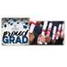 Ithaca College Bombers 5" x 10.5" Proud Grad Floating Photo Frame