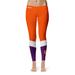 Women's Vive La Fete Orange/Purple Clemson Tigers Color Block Yoga Leggings