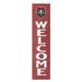 New Mexico Lobos 12'' x 48'' Welcome Outdoor Leaner