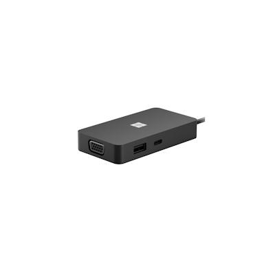 Microsoft USB-C Travel Hub Black USB-Grafikadapter Schwarz