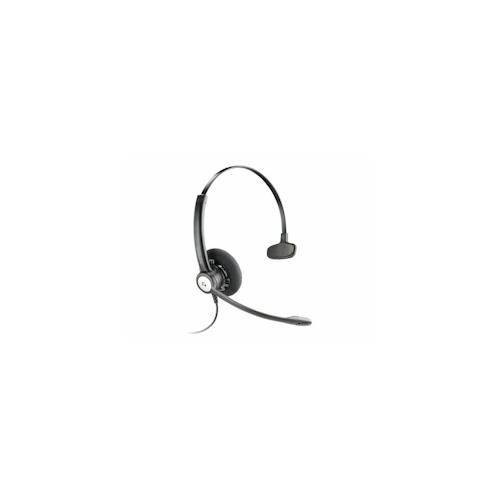 Headset POLY Entera HW111N QD Mono, kabelgebunden, schwarz