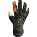 REUSCH Torwarthandschuhe Attrakt Freegel Gold X, Größe 8,5 in desert green / shocking orange