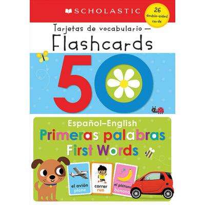 Scholastic Early Learners: 50 Spanish-English First Words Flashcards