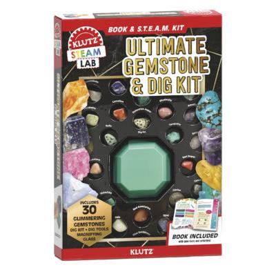 Klutz: STEAM Lab: Ultimate Gemstone and Dig Kit