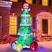 The Holiday Aisle® Tree w/ Snowman & 3 Gift Boxes Inflatable | 8.66 H x 8.66 W x 7.1 D in | Wayfair 48ACB02232DC4F0795CAB6F07B664B58