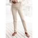 Strickhose LASCANA "-Loungehose" Gr. 36/38, N-Gr, beige (creme) Damen Hosen Relaxhosen