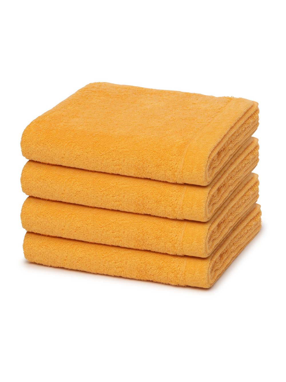 Cawö Handtuchset 4-teilig Damen orange, ONE SIZE Image