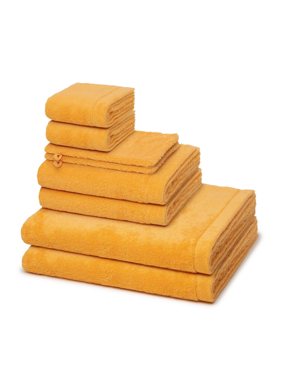 Cawö Handtuchset 8-teilig Damen orange, ONE SIZE Image