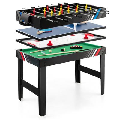 Costway 4-in-1 Multi Game Table with Pool Billiards