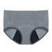 Ploknplq Lingerie for Women Period Underwear Period Underwear for Women High Waist Leakproof Underwear Panties Leak Proof Panties Seamless Underwear for Women Panties for Women Gray Xs