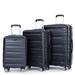 3 Piece Luggage Sets PC Lightweight & Durable Expandable Suitcase with Two Hooks, Double Spinner Wheels, TSA Lock(21/25/29)