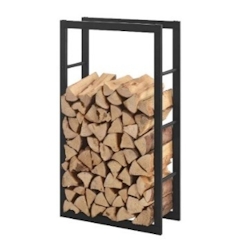 Westerholt Kaminholzregal aus Metall H100xB60xT25cm 2668 Image