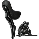 Shimano 105 105 ST-R7120-L Shift/Brake Lever with BR-R7170 Hydraulic Disc Brake Caliper - Left/Front 2x Flat Mount