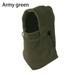 Outdoor Windproof Headcover Ski Mask Windproof Balaclava Thermal Fleece Hat Full Face Mask Cover Caps Neck Warmer ARMY GREEN