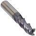 E5981 Carbide Nose End Mill Long Reach Ticn Monolayer Finish Finishing Cut Non-Center Cutting 45 Deg Helix 3 Flutes 2 Overall Length 0.1875 Cutting Diameter 0.1875 Shank Diameter