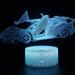 YSTIAN Tank Shape 3D Illusion Led Night Lights LED Table Bedside Sleep Lamp Home Decor Child Kid House Decor USB Base Sleep Lamp
