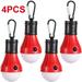 4PCS LED Camping Light Bulbs Tent Lamp