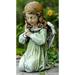 By Inc. Kneeling Angel Garden Garden Collection Statue Holy Family Memorial Angel Patron Saint Garden DÃ©cor (12X6x6)