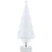 2022 Holiday Water Lanterns 13.75 Lighted Tree With Silver Swirling Glitter