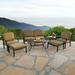 AFD Home Savannah 7 Piece Outdoor Set Brown