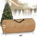 Sunny Heavy Duty Large Artificial Christmas Tree Carry Storage Bag Holiday Clean Up to 9 (Tan)