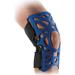 DonJoy Reaction Web Knee Support Brace with Compression Undersleeve: Blue Medium/Large