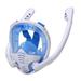 Snorkel Mask Upgrade Full Face Snorkel Mask with 2 Breathing Tubes Snorkeling Gear for Adults Diving Mask Anti-Fog & Leak