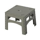 Outdoor Folding Table Foldable Picnic Table Courtyard Table Portable Camping Table for Yard Hiking Picnic Beach Climbing Grey Green