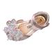 Ykohkofe Fashion Spring And Summer Children Dance Shoes Girls Dress Performance Princess Shoes Pearl Rhinestone Sequins Cartoon Shape Hook Loop Boot for Junior Girls Girls Suede Toddler Fuzzy Boots