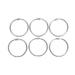 BESTONZON 50 Pcs Binder Rings Binder Book Rings Iron Binder Clips Diary Book Binder Rings