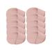 10 Pieces Golf Iron Headcovers Golf Club Head Cover PU Anti Scratch Lightweight Golf Head Covers Golf Training Equipment L Pink