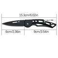 Cglfd Clearance Stainless Steel Folding Pocket Knife Outdoor Knife Stainless Steel Mini Folding Knife Camping Outdoor Knives Black
