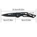 Cglfd Clearance Stainless Steel Folding Pocket Knife Outdoor Knife Stainless Steel Mini Folding Knife Camping Outdoor Knives Black