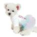 Dog Birthday Tutu Dresses Cute Puppy Lace Skirt Dog Birthday Princess Dress Pet Clothes for Small Dogs (XX-Large White and Pink)