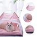 Ikohbadg Indoor/Outdoor Pet Bed for Cats and Dogs - Cozy Enclosed Cave Bed/Tent with Ventilation Suitable for Small Pets Including Puppies